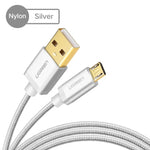 Ugreen Micro USB Cable 2.4A Nylon Fast Charge USB Data Cable