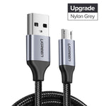 Ugreen Micro USB Cable 2.4A Nylon Fast Charge USB Data Cable