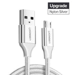 Ugreen Micro USB Cable 2.4A Nylon Fast Charge USB Data Cable