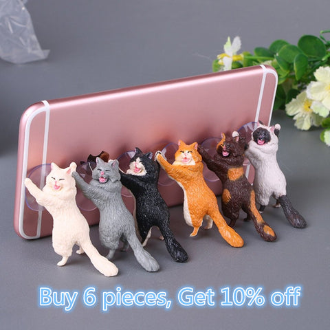 Phone Holder Cute Cat Support